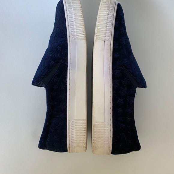Tommy Hilfiger Velvet Blue Star Slip On Shoes - Picture 6 of 7